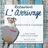 Restaurant « L’arrivage » au Cap d’Agde